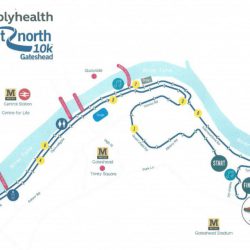 the great north run map